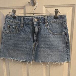 Denim Mini Skirt